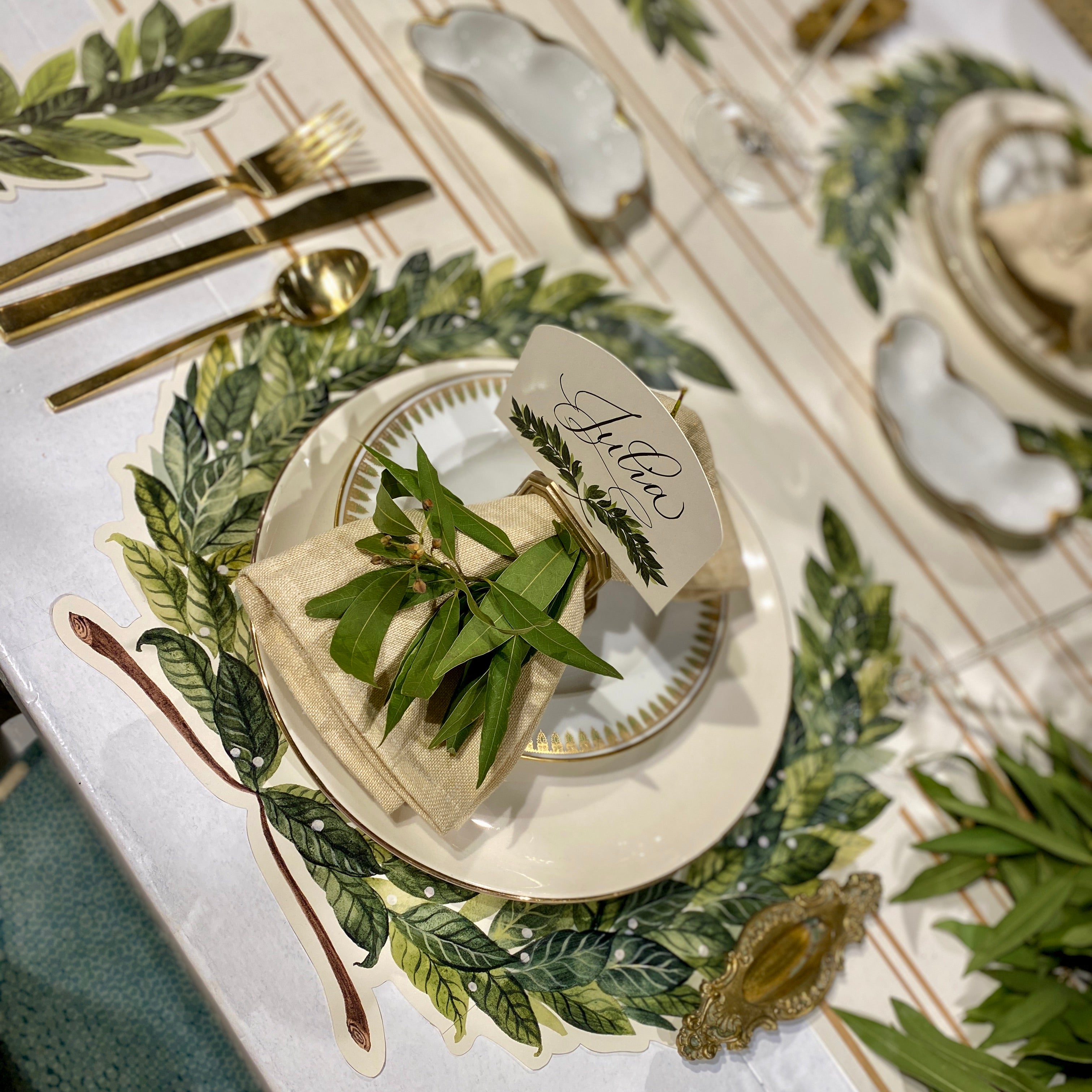 Laurel Leaf Place Cards