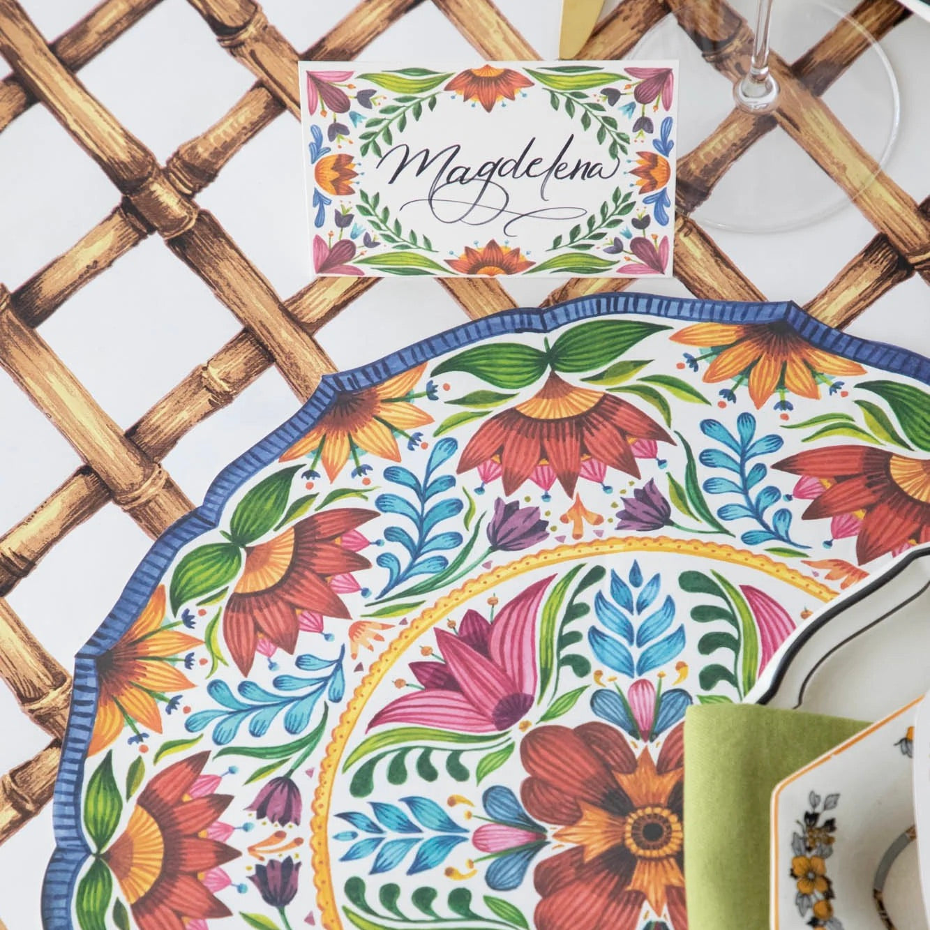 Fiesta Floral Placemat