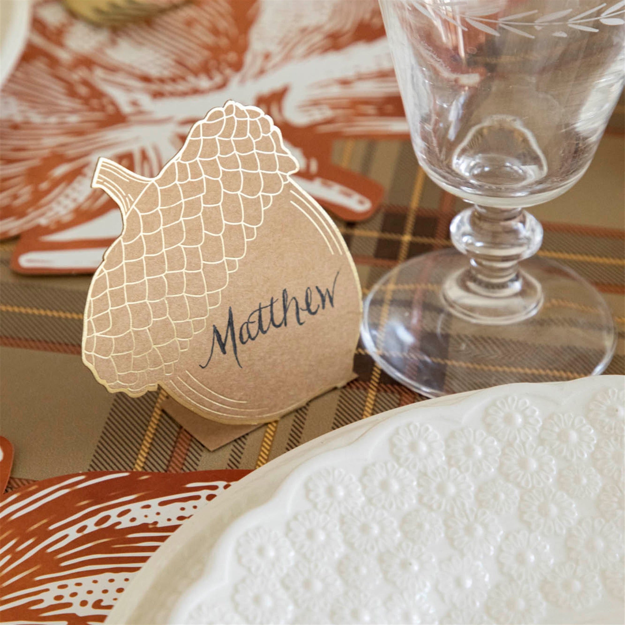 Acorn Place Card