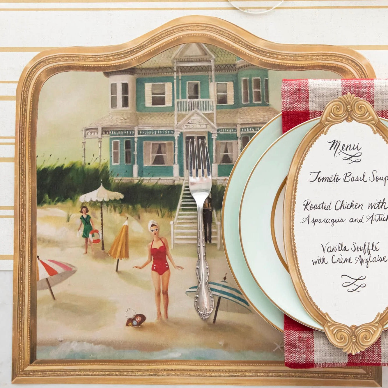 Summer Beach House Placemat